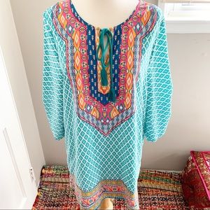 NWT Ethnic Printed Tunic